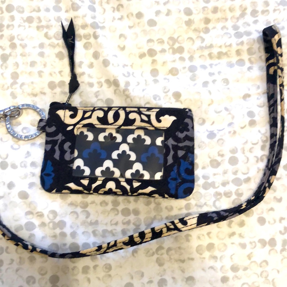 Vera Bradley coin I’d purse with lanyard